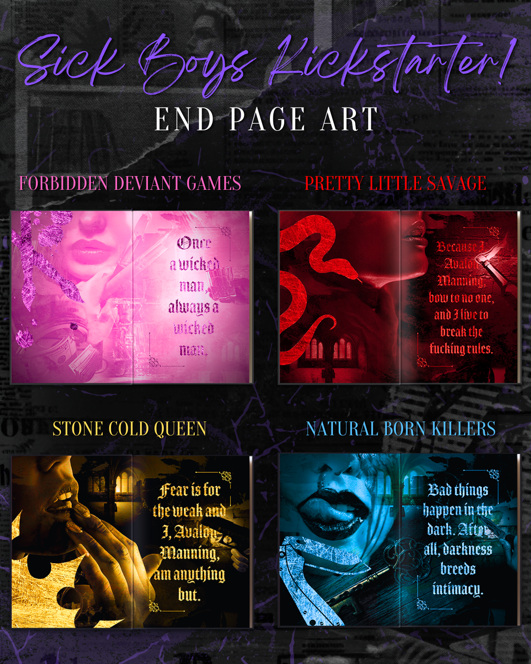 Sick Boys Kickstarter Complete Series Set